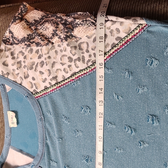 Bibi Mixed Print Blouse - Picture 9 of 11